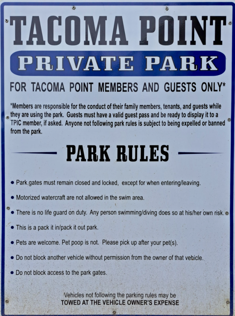 Small Park Rules